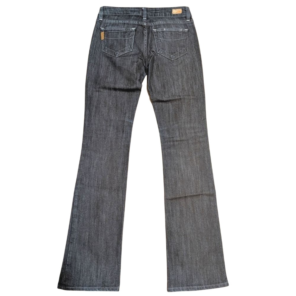 Paige Jeans Womens 26 Tall Benedict Canyon Boot Bootcut Dark Wash Designer Denim